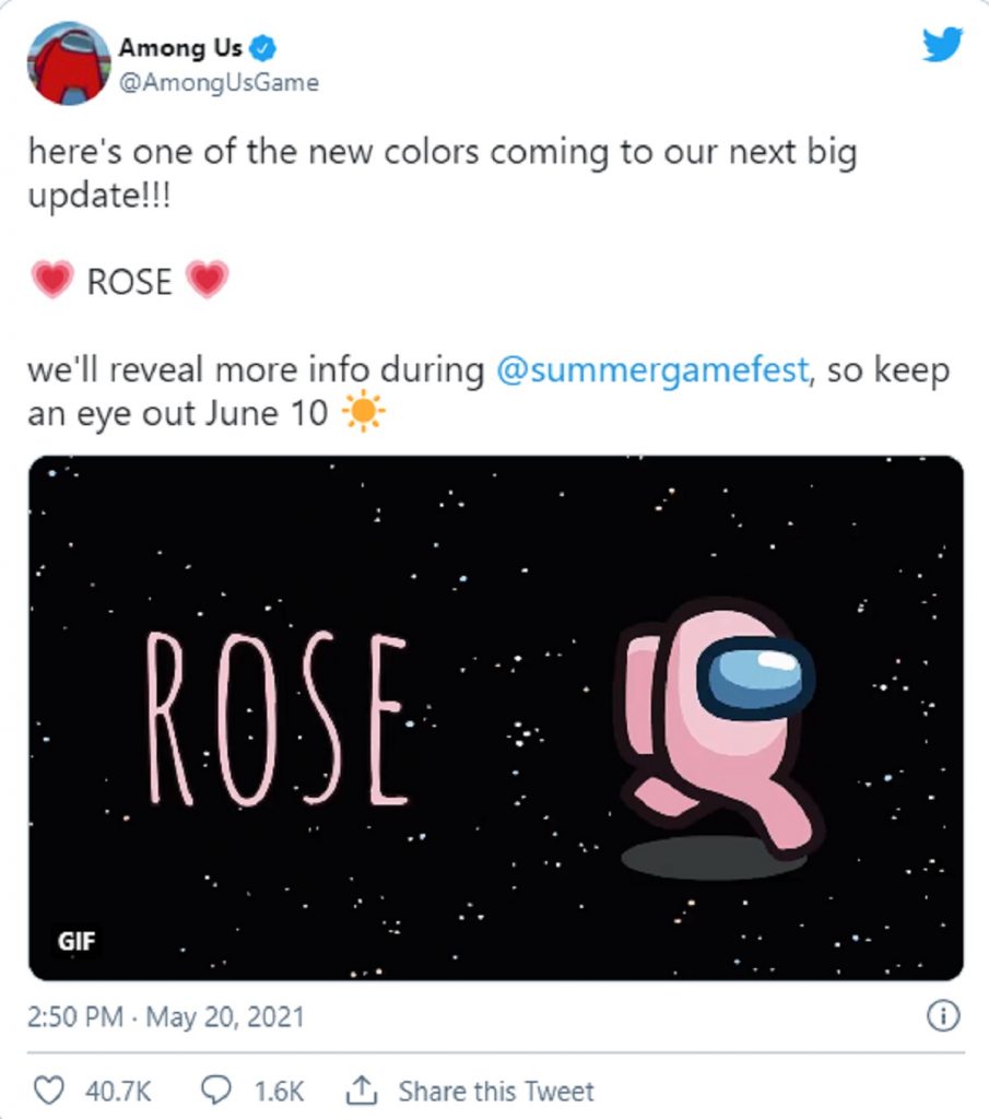 Among Us Rose