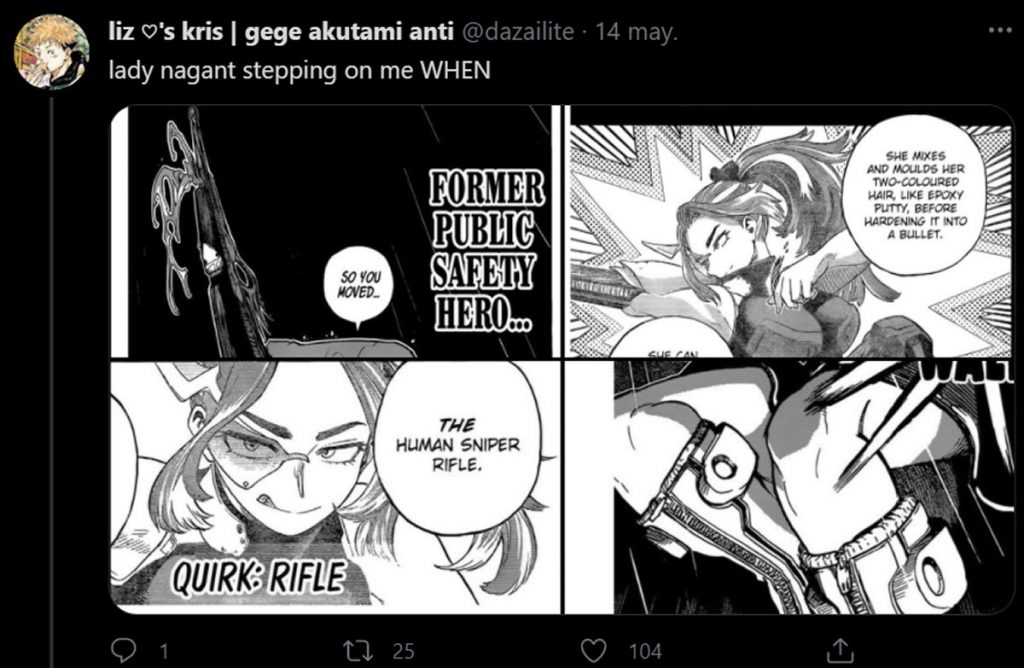 Lady Nagant My hero Academia sexy. tierragamer