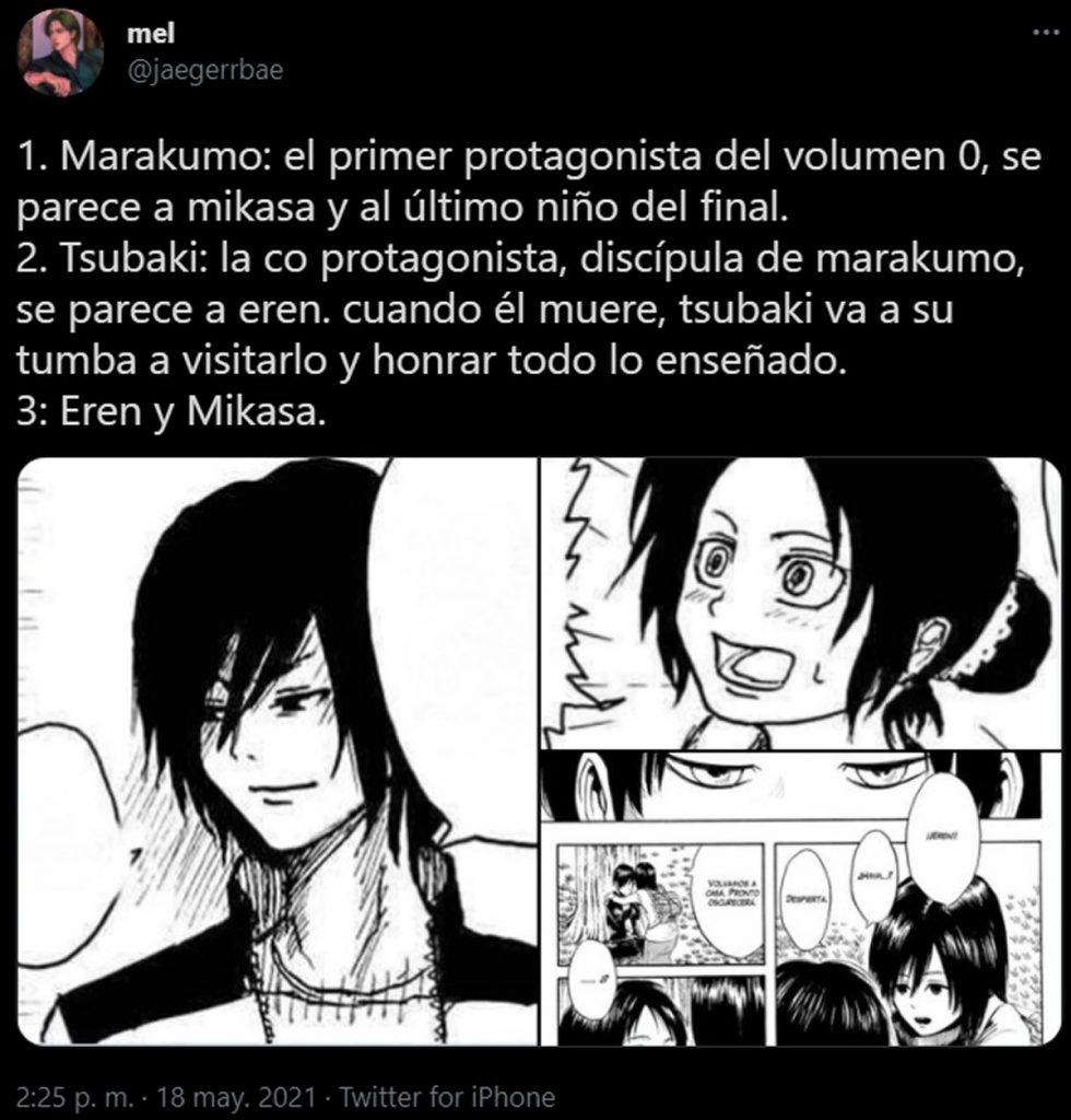 Shingeki no Kyojin Capitulo 0 final 139 manga. Tierragamer
