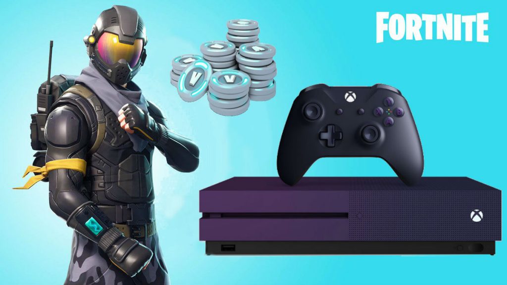 Mira esta Xbox One S de Fortnite