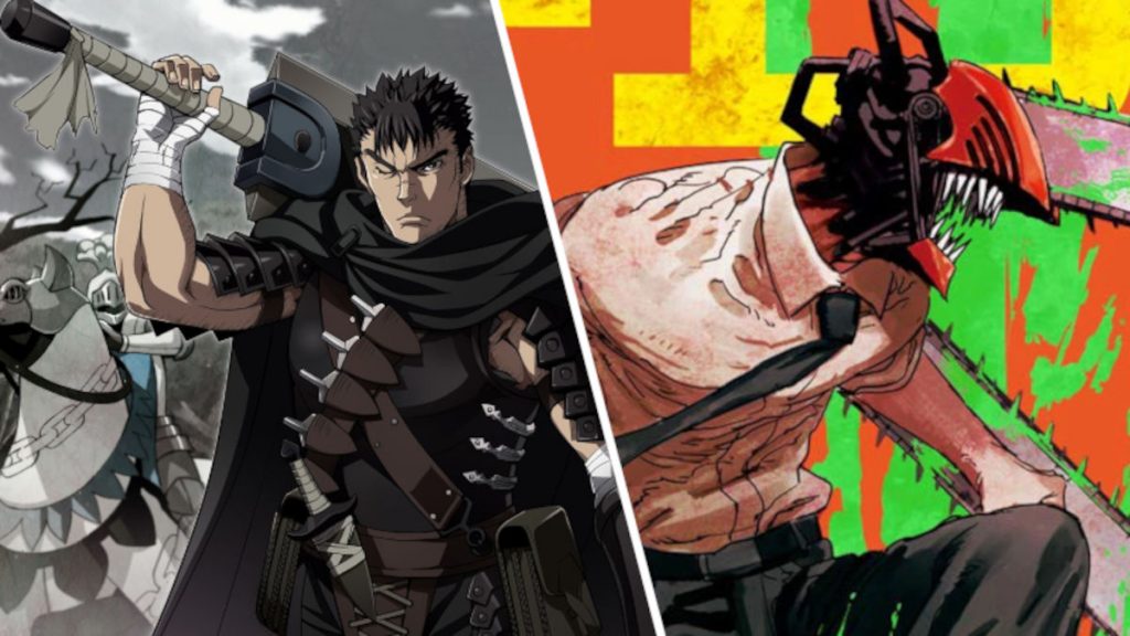 Fusionan a Berserk con Chainsaw Man