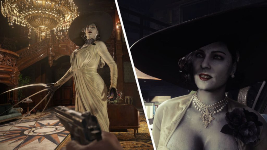 Lady Dimitrescu de Resident Evil: Village invade Twitter