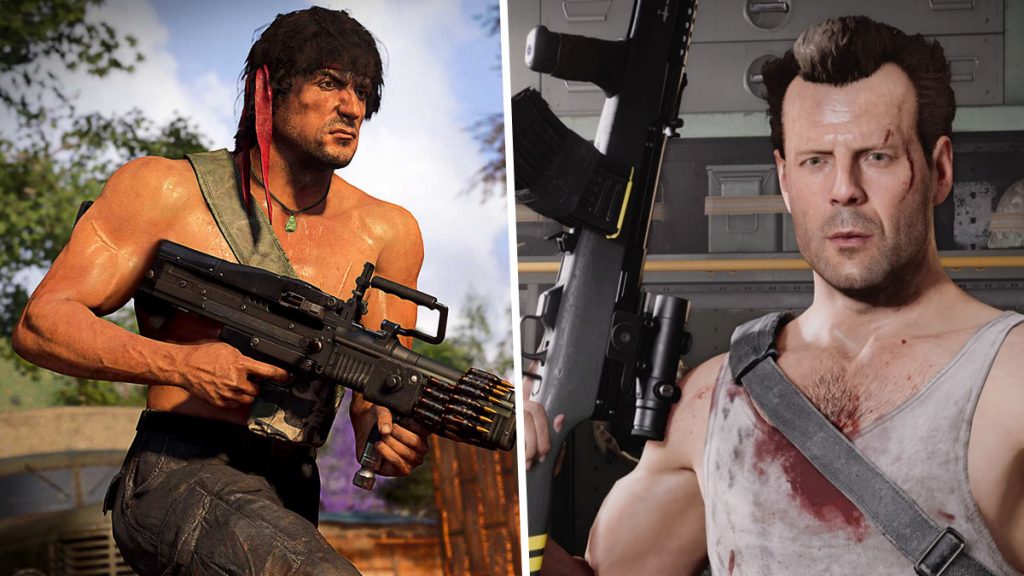 call of duty, john mcclane, rambo