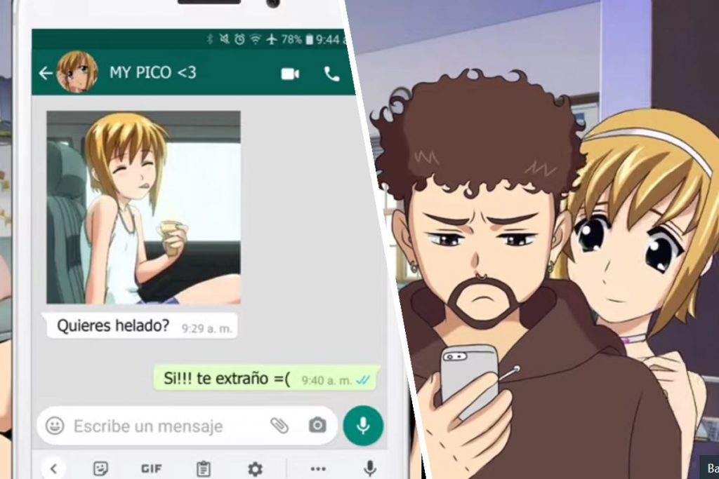 boku no pico fanart badbunny