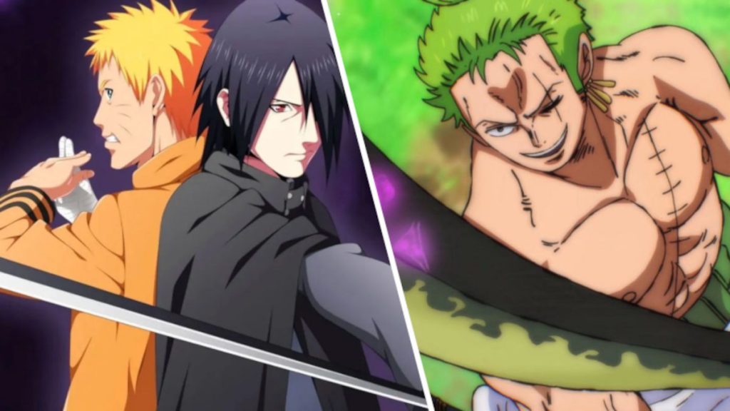 Zoro de One Piece ayuda a Naruto y Sasuke en Boruto