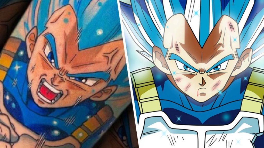 tatuaje Dragon Ball Vegeta