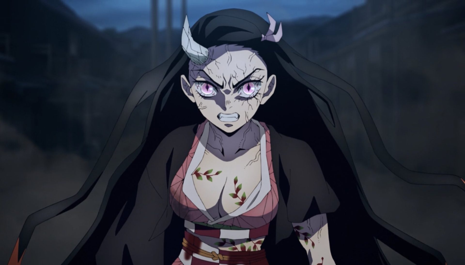 nezuko demonio cosplay kimetsu no yaiba