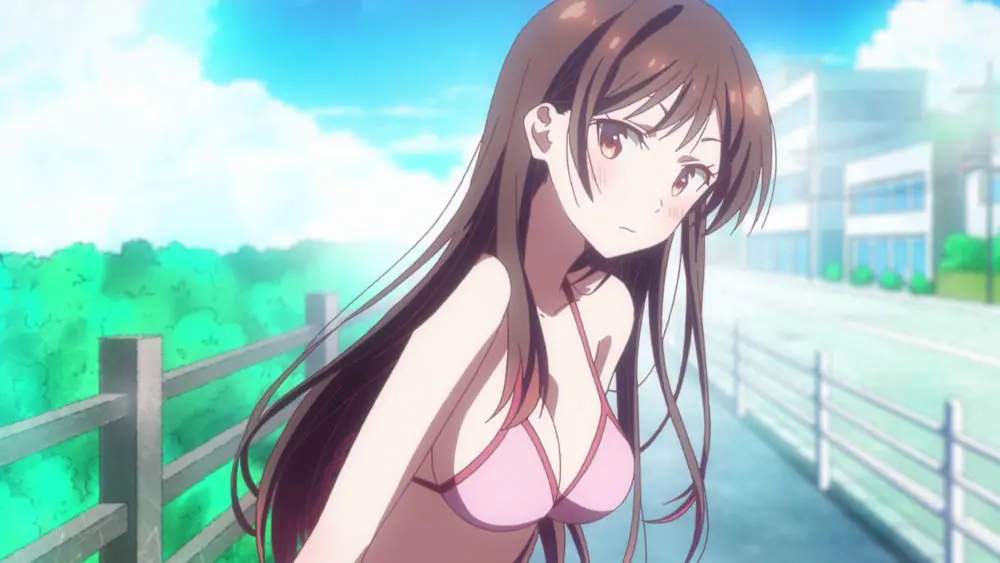 Chizuru de Rent-A-Girlfriend te invita a las apuestas con un traje para el calor