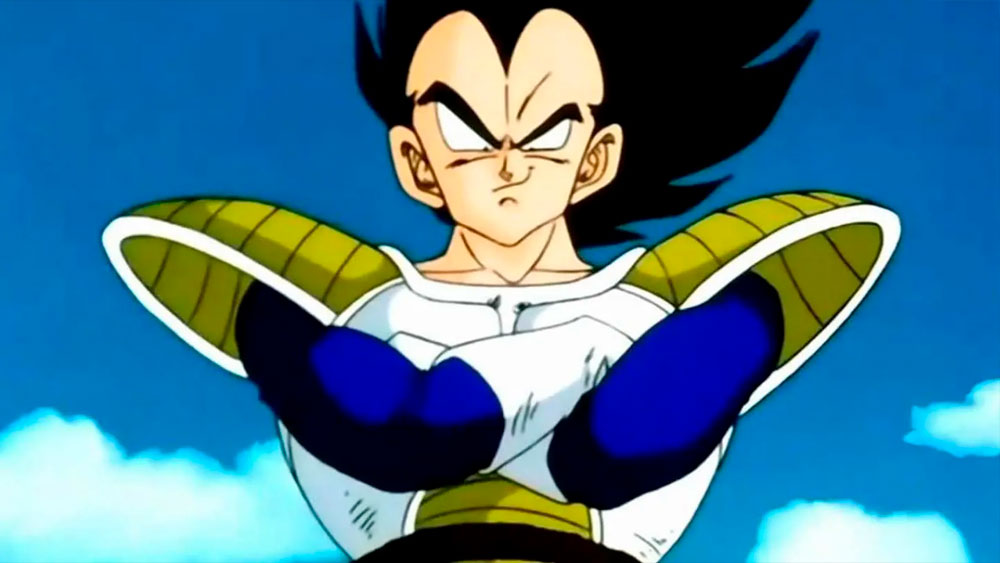 Vegeta con cola