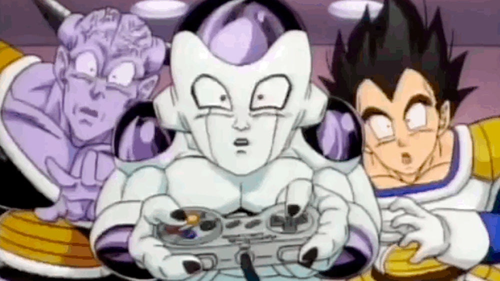 Vegeta jugando