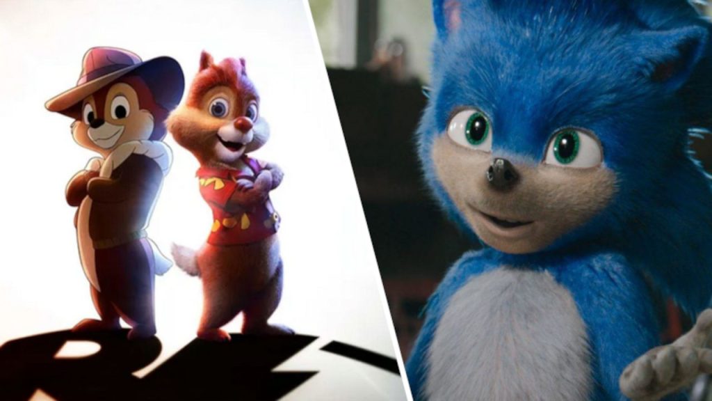 Ugly Sonic sorprende con un divertido cameo en Chip 'N Dale
