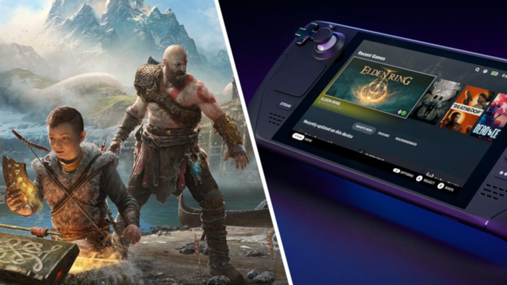 Comparan el rendimiento de God of War en PS4, PS5 y Steam Deck