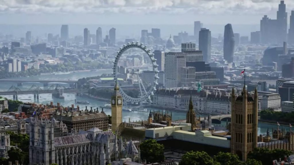 google mapa 3d londres