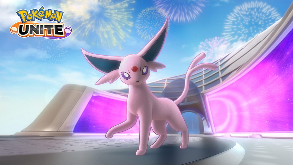Espeon se une a Pokémon UNITE