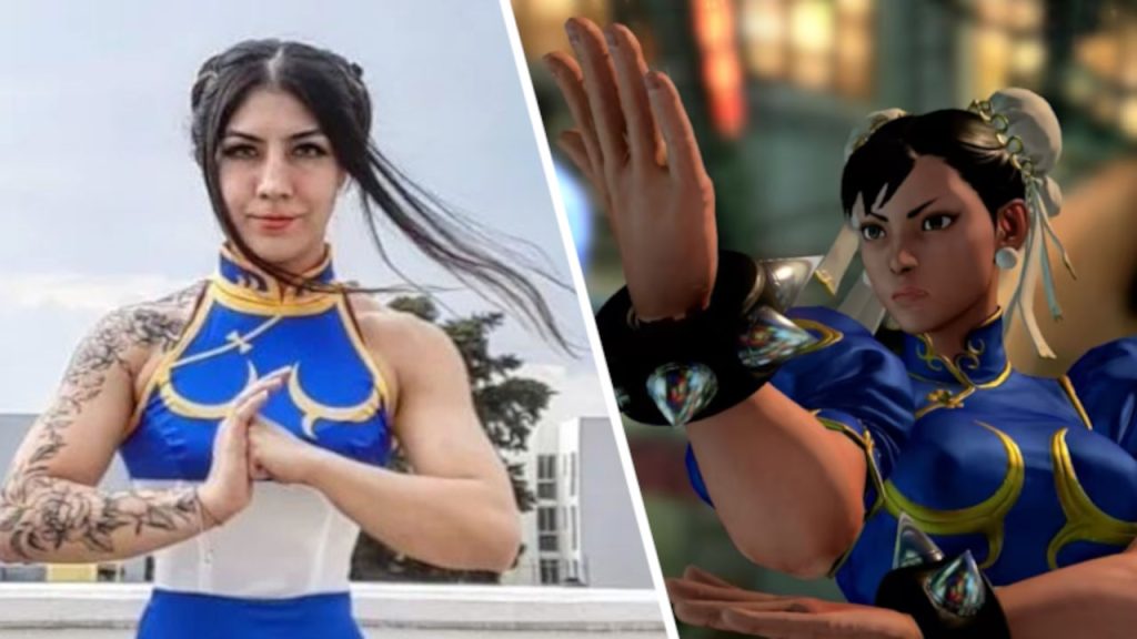 Este cosplay de Chun Li muestra el lado más agresivo de la peleadora