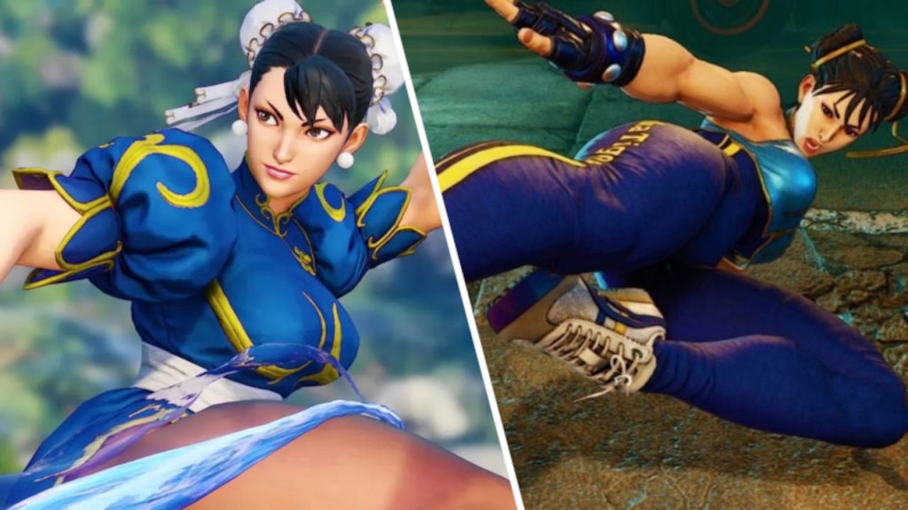 Chun-Li posa alegre en este animado cosplay
