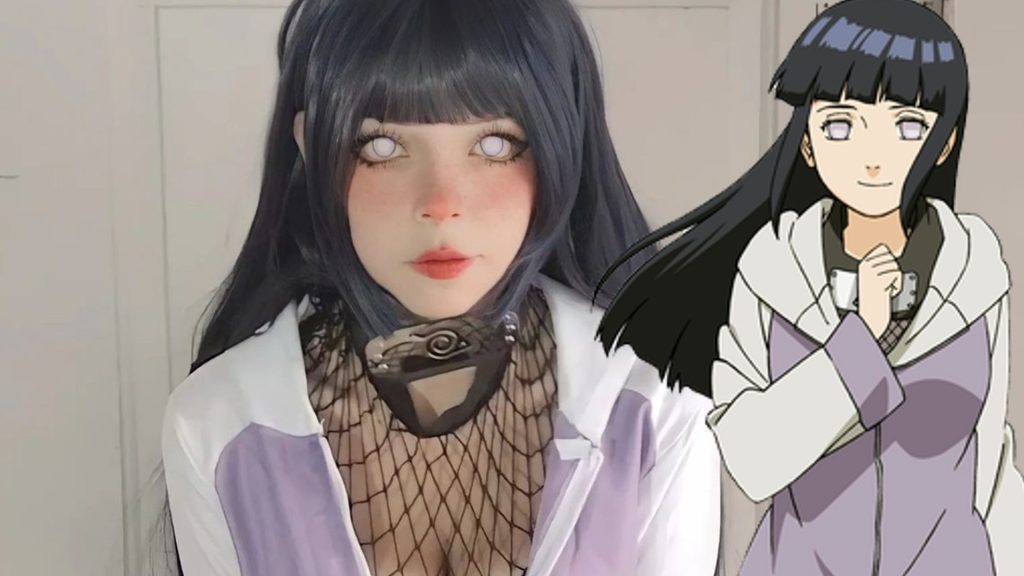 Cosplay de hinata de Naruto Shippuden