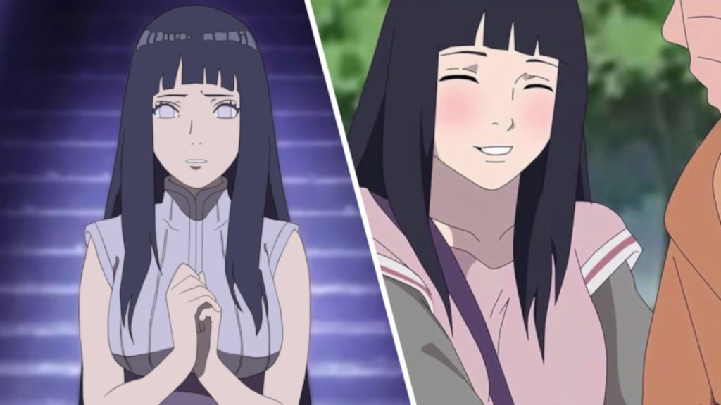 Hinata se refrescó en el río con un cosplay ideal para el calor