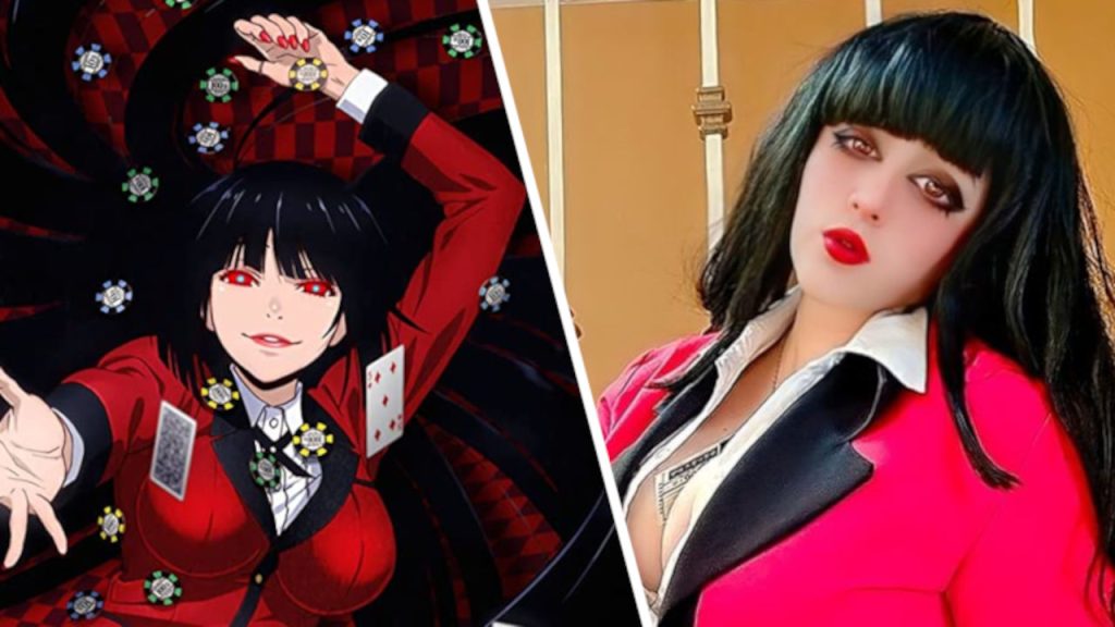 Kakegurui: Jocy Cosplay cautiva con su mirada en este cosplay de Yumeko