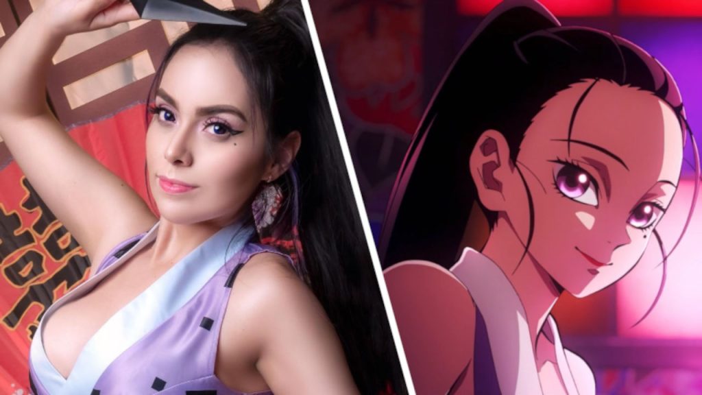 Cosplay de Kimetsu no Yaiba muestra a una de las esposas de Tengen en la vida real