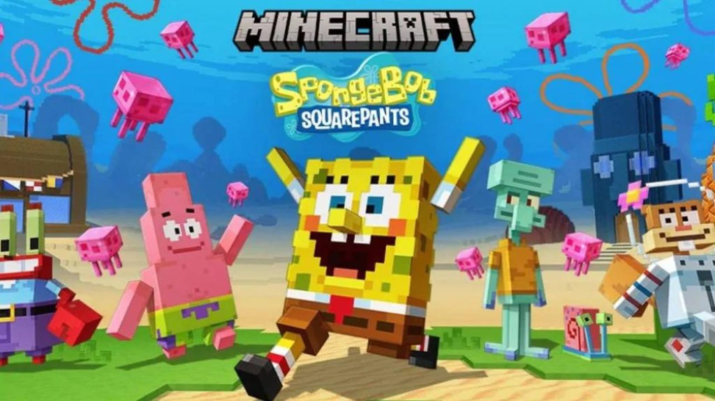 minecraft dlc bob esponja