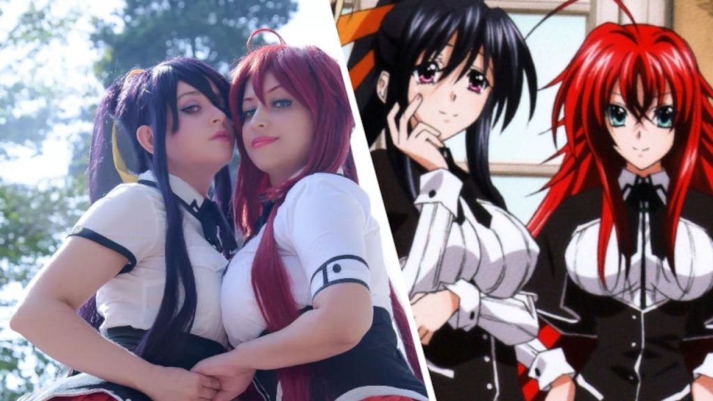 High School DxD: Akeno Himejima y Rias Gremory cobran vida con este cosplay doble