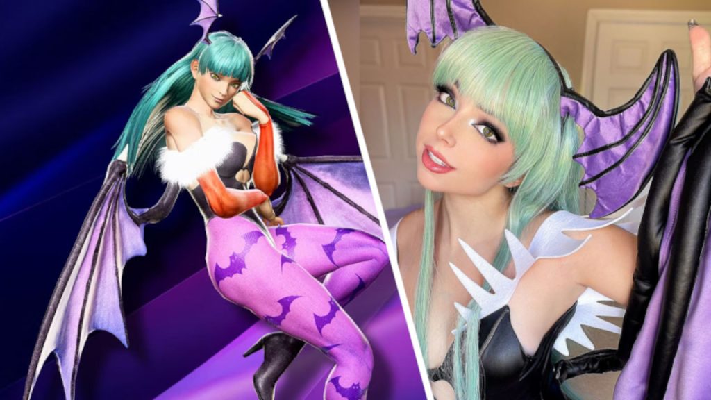 Darkstalkers: Morrigan está lista para el combate con este atractivo cosplay