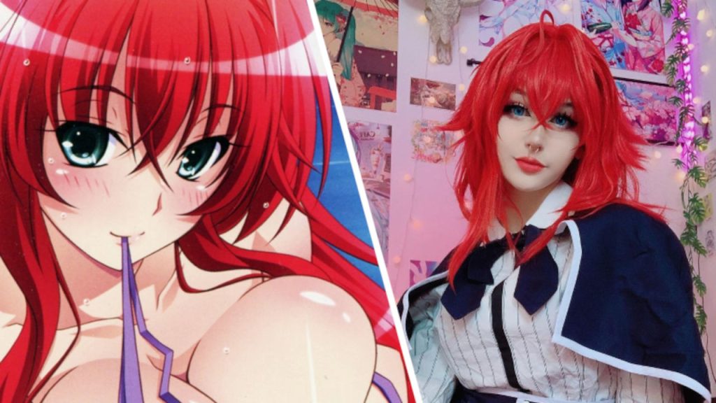 High School DxD: Este cosplay muestra que Rias Gremory también gusta del anime