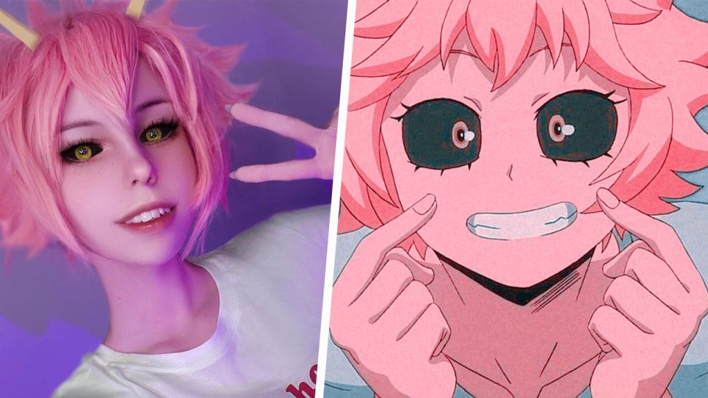 Un buen cosplay de Mina Ashido