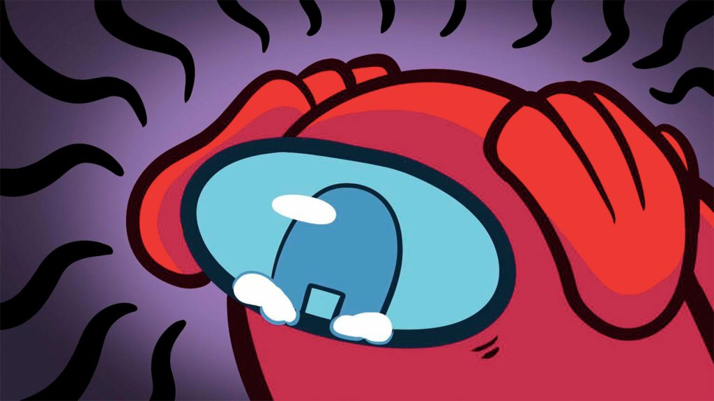 Ilustraciones de ojitos tiernos de Among us