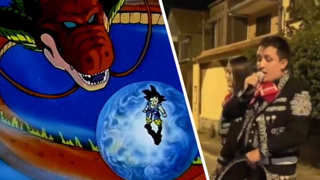 Usan canción más romántica de Dragon Ball para llevar serenata y se hace viral