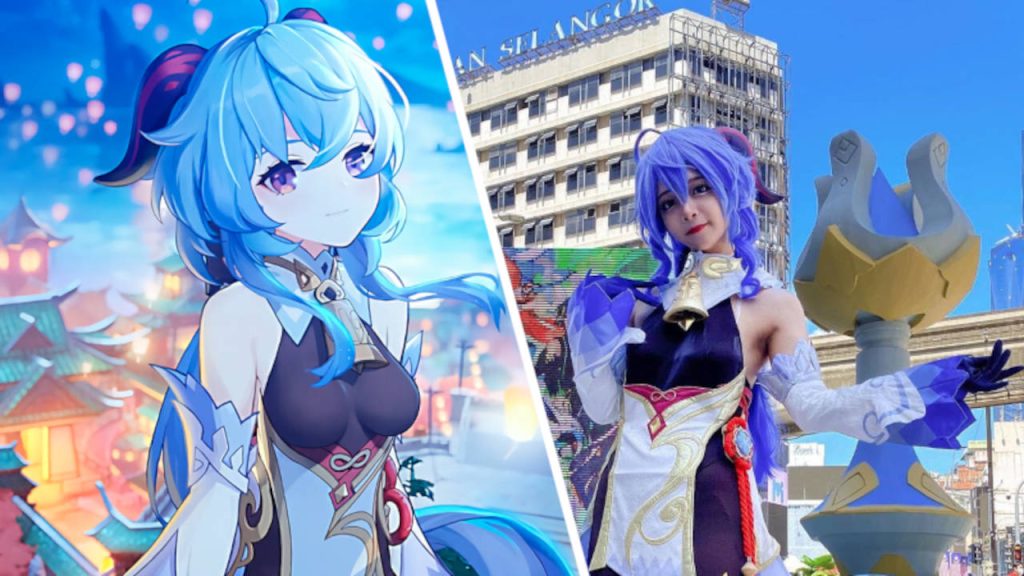 Genshin Impact: Ganyu también es otaku y disfruta la convención en este cosplay