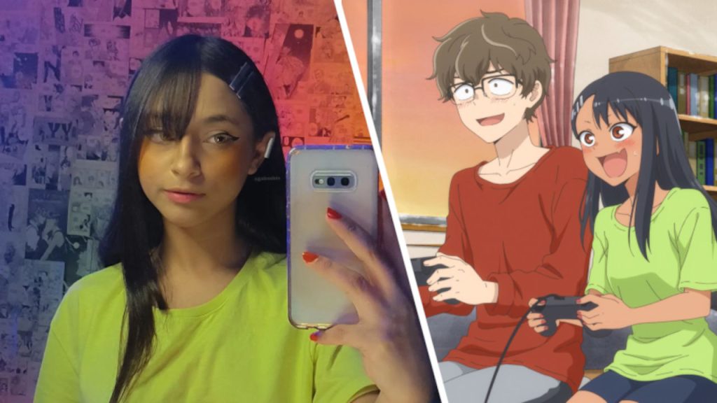 Nagatoro san anda aburrida y quiere jugar videojuegos contigo en este cosplay