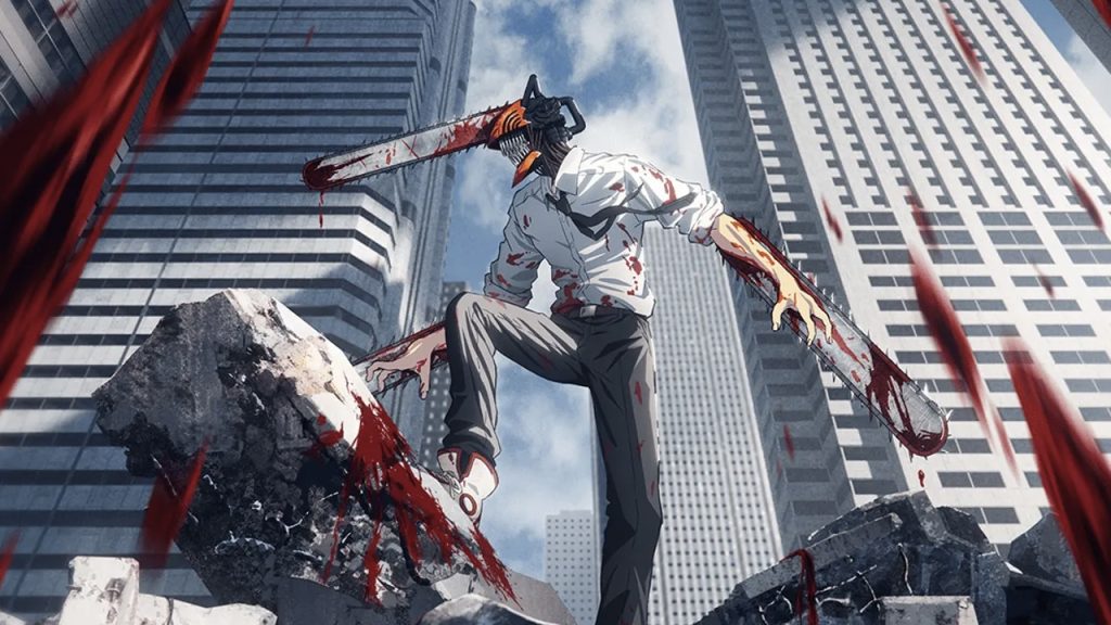 Chainsaw Man hashtag y emojis de Twitter