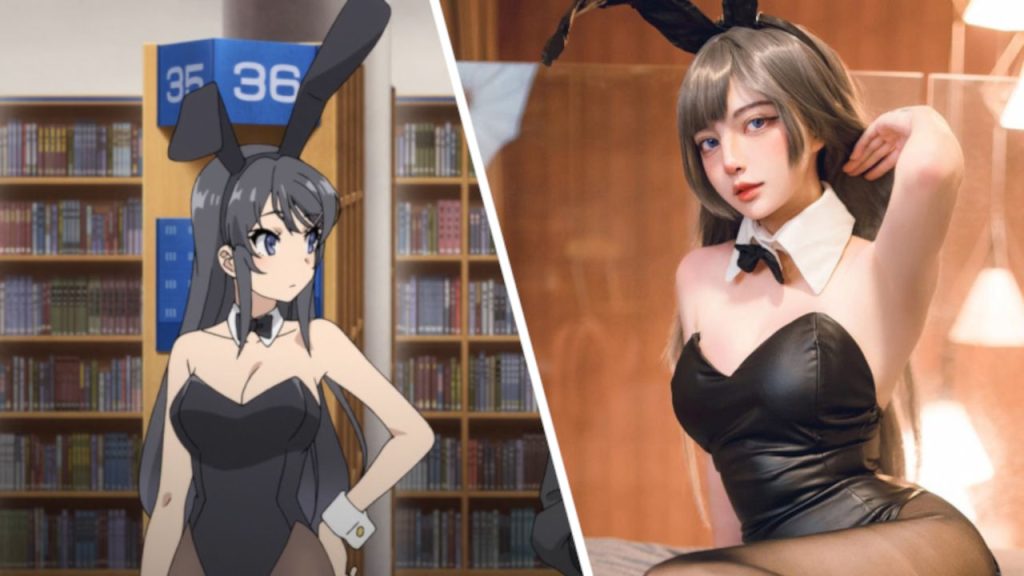 Seishun Buta Yarou: Mai Sakurajima se vuelve real con este cosplay de conejita