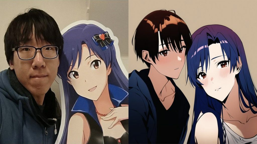 Usuario de Twitter utiliza Inteligencia Artificial para estar con su waifu