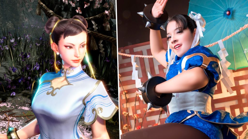 Un cosplay bebecita de chun li
