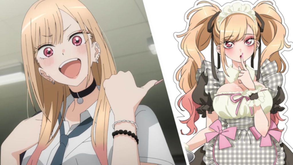 My Dress-Up Darling: Lanzan standee de tamaño real de Marin como maid