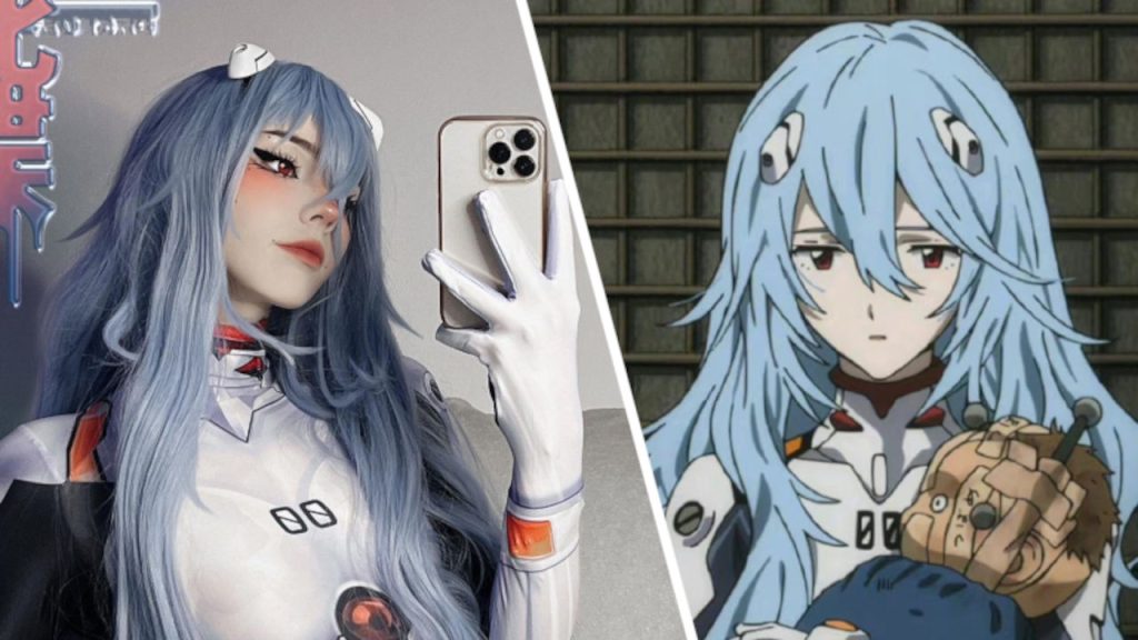 Evangelion: Así luciría Rei Ayanami en cosplay con el cabello largo