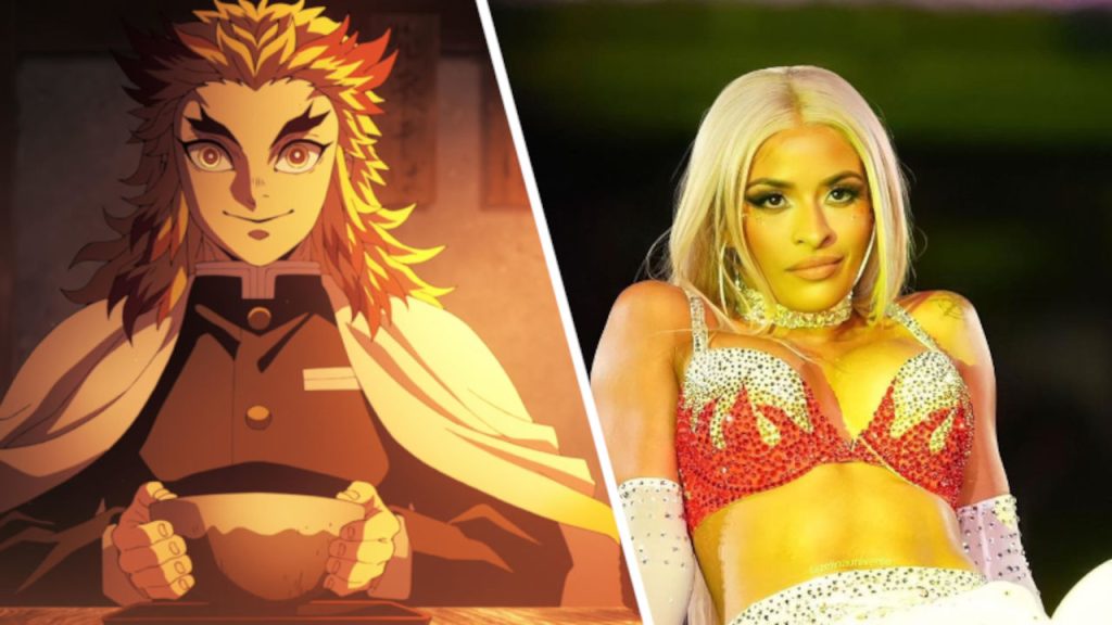 Luchadora de WWE presenta su versión de cosplay de Rengoku de Demon Slayer