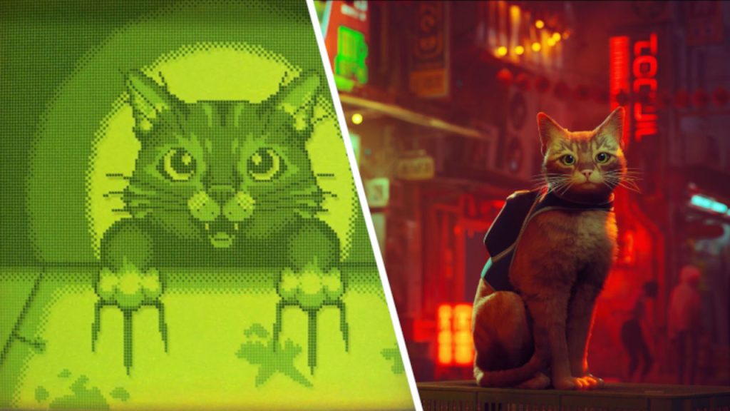Así se vería Stray si hubiera salido en el Game Boy