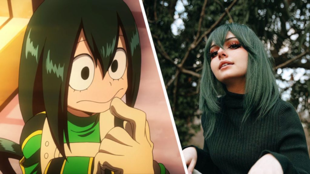 Tsuyu de My Hero Academia se prepara para el otoño con este cosplay