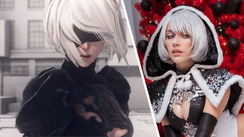 NieR: Automata se puso navideño con este cosplay de Santa 2B