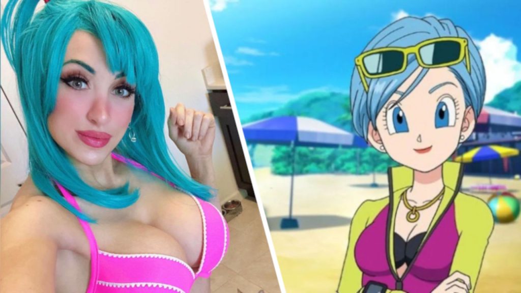 Azure Cosplay nos muestra su versión de Bulma haciendo negocio en la playa