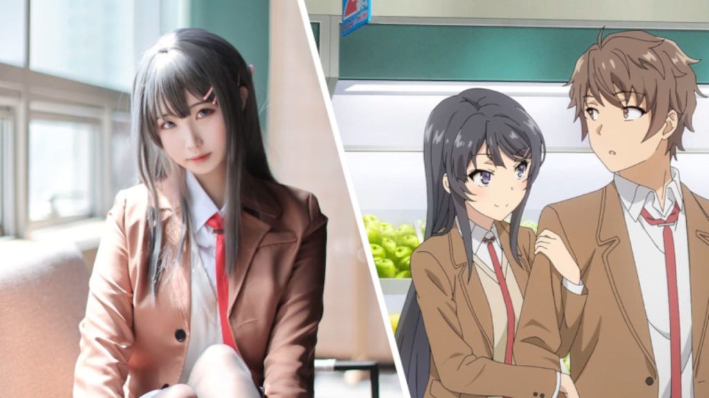 Mai Sakurajima de Seishun Buta Yarou descansa en la escuela con este cosplay