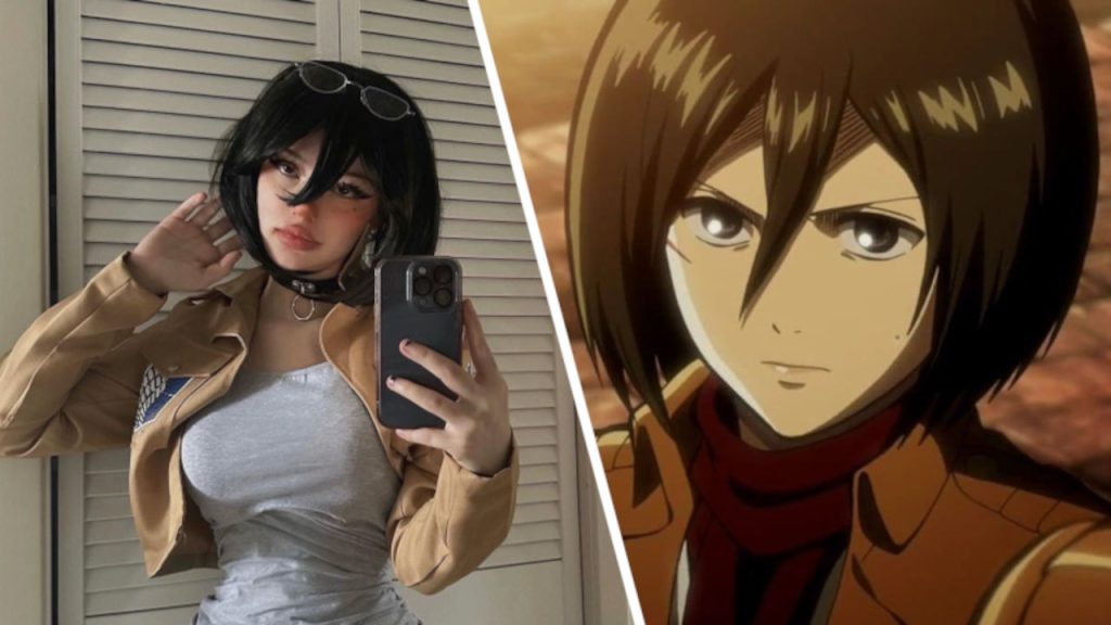 Imskirby nos presenta su versión de Mikasa Ackerman de Attack on Titan