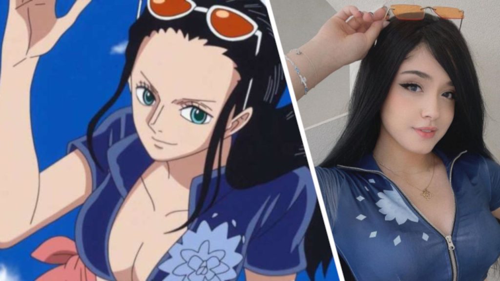 Nico Robin muestra que también es muy dulce en este cosplay