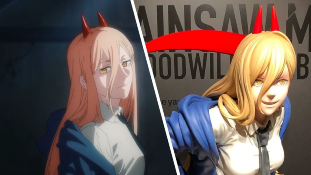 Arranca exhibición de Chainsaw Man y revelan figura de tamaño real de Power