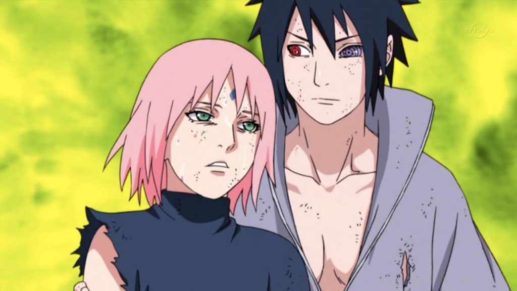 Sasuke y Sakura muestran escena romántica en el spin off Sasuke Retsuden