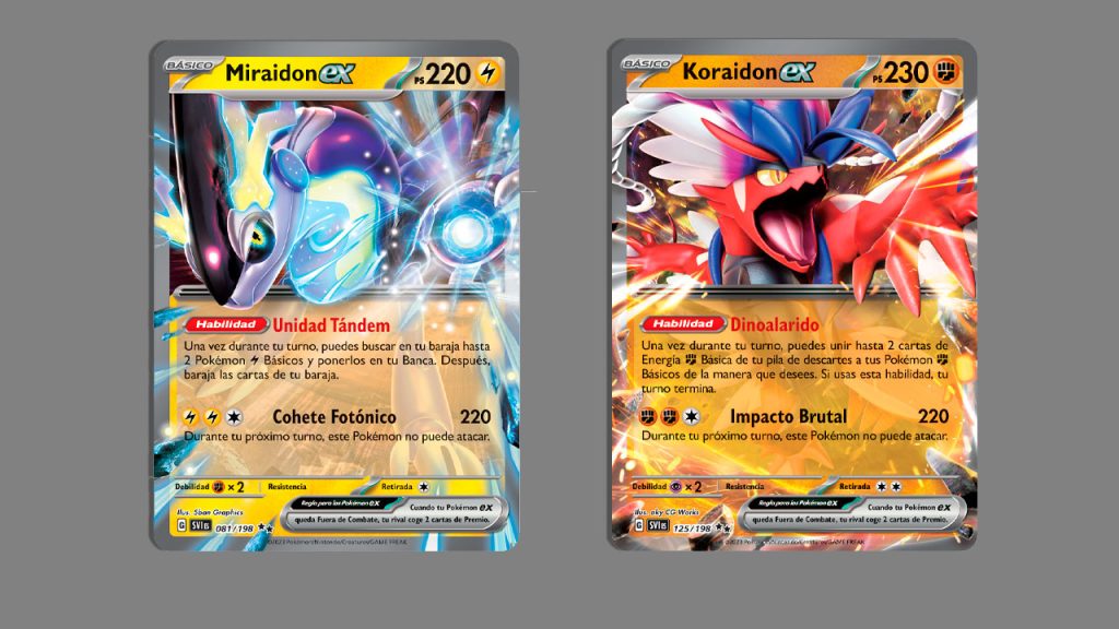 Pokémon TCG escarlata purpura